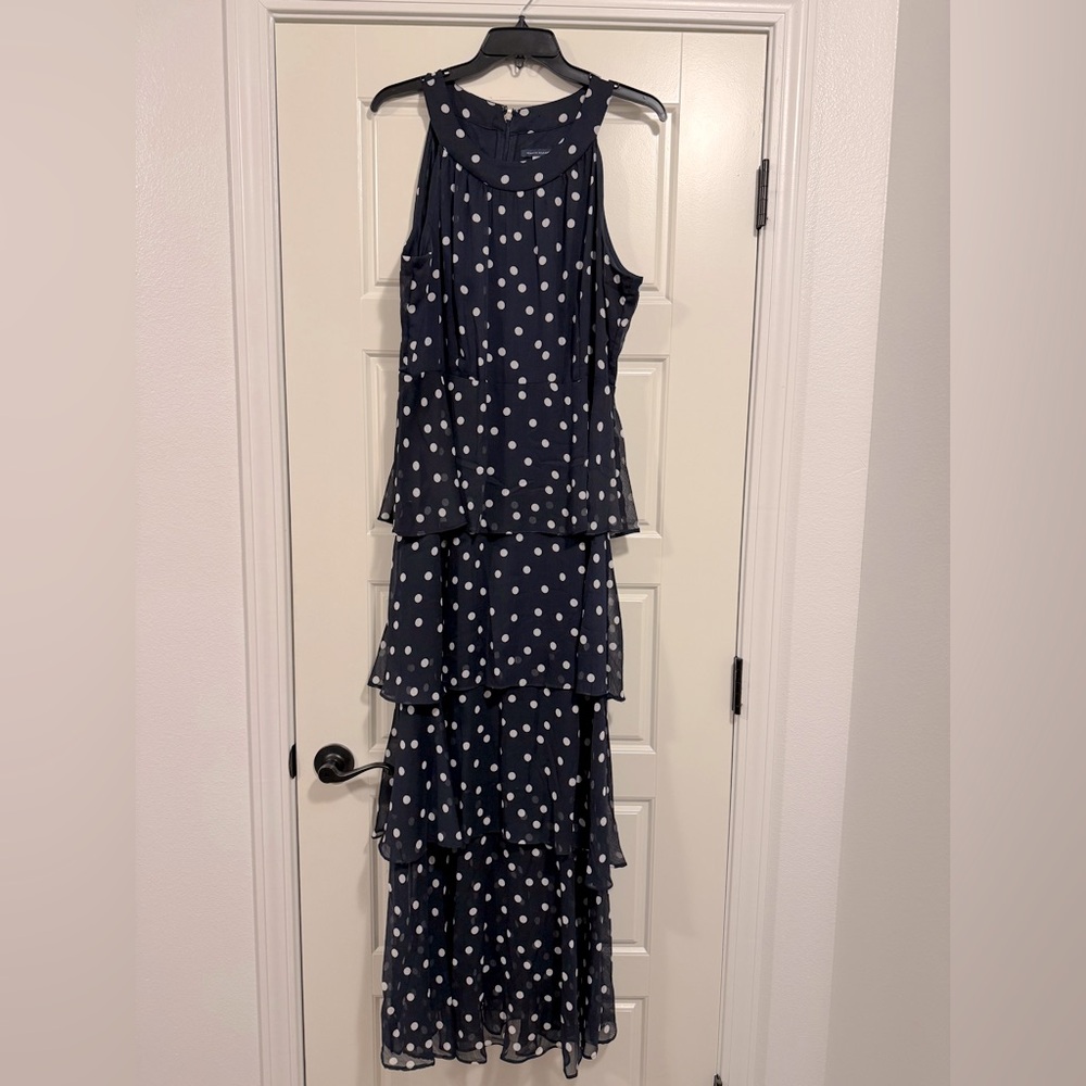 Tommy Hilfiger Navy Polka Dot Dress